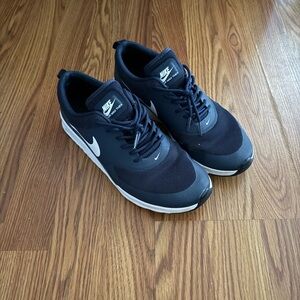 Nike Dark Blue Athletic Shoes with White Accents